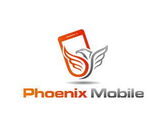 Phoenix Mobile logo design by astuti