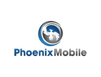 Phoenix Mobile logo design by astuti