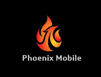 Phoenix Mobile logo design by nehel