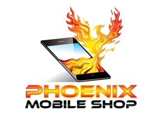 Phoenix Mobile logo design by logoguy