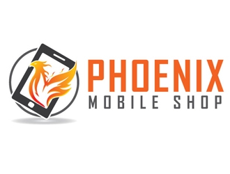 Phoenix Mobile logo design by logoguy