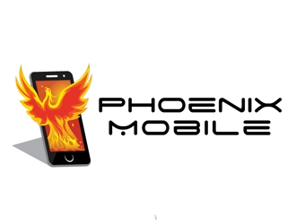 Phoenix Mobile logo design by logoguy