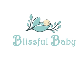 Blissful Baby logo design by nikkl