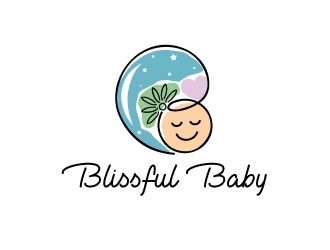 Blissful Baby logo design by Suvendu
