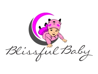 Blissful Baby logo design by mckris