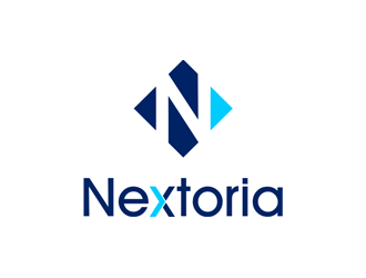 Nextoria logo design by zeta
