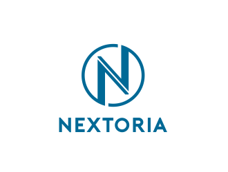 Nextoria logo design by serprimero