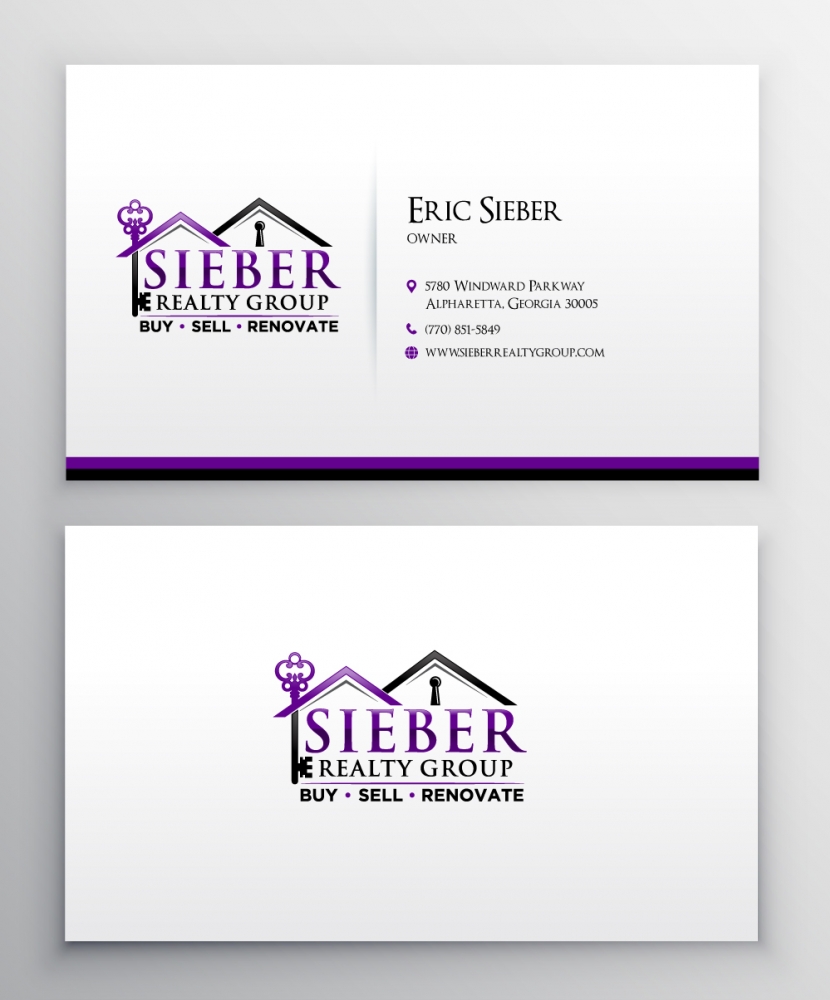 Sieber Realty Group  logo design by fillintheblack