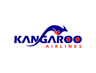 KANGAROO AIRLINES logo design by denfransko