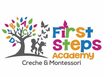 First Steps Academy logo design by nikkiblue