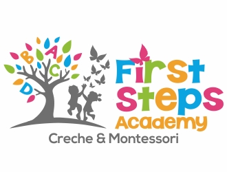 First Steps Academy logo design by nikkiblue