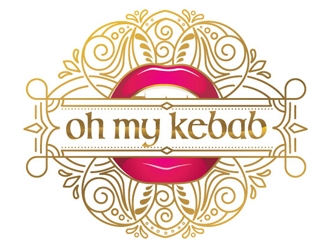 Oh My Kebab logo design by logoguy