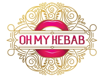 Oh My Kebab logo design by logoguy