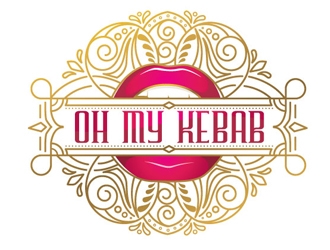 Oh My Kebab logo design by logoguy