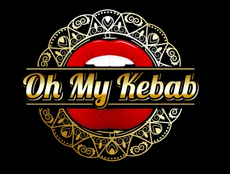 Oh My Kebab logo design by MarkindDesign