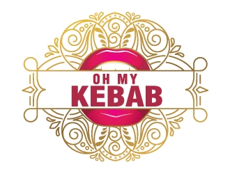 Oh My Kebab logo design by logoguy