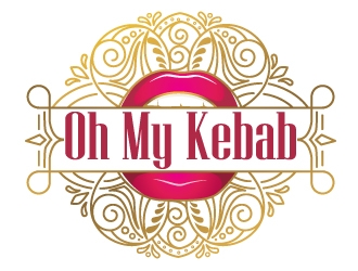 Oh My Kebab logo design by logoguy