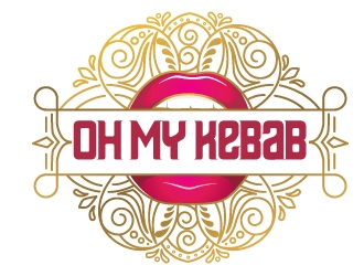 Oh My Kebab logo design by logoguy