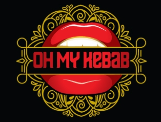 Oh My Kebab logo design by logoguy