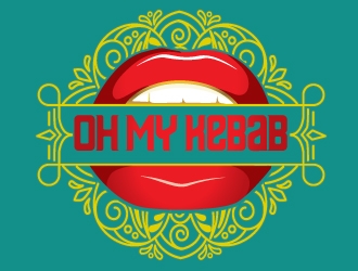 Oh My Kebab logo design by logoguy