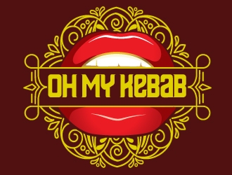 Oh My Kebab logo design by logoguy