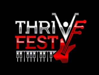 Thrive Fest logo design by DreamLogoDesign