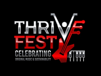 Thrive Fest logo design by DreamLogoDesign