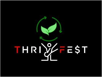 Thrive Fest logo design by 48art
