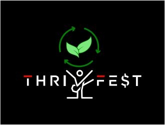 Thrive Fest logo design by 48art