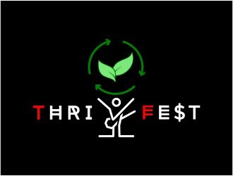Thrive Fest logo design by 48art