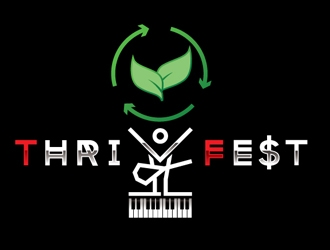 Thrive Fest logo design by logoguy