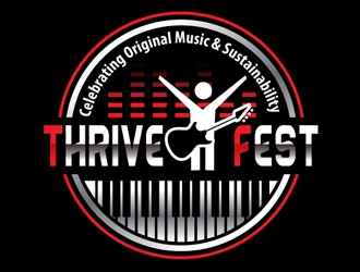 Thrive Fest logo design by logoguy