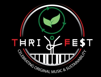 Thrive Fest logo design by logoguy
