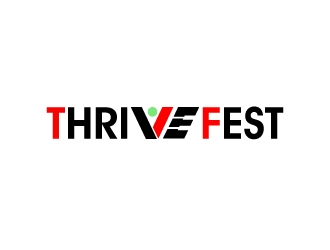 Thrive Fest logo design by KHAI