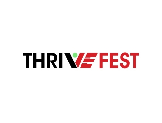 Thrive Fest logo design by KHAI