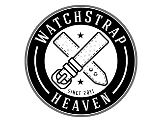 WatchStrapHeaven logo design by akilis13