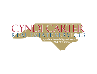 Cyndi Carter Real Estate Services logo design by pakNton