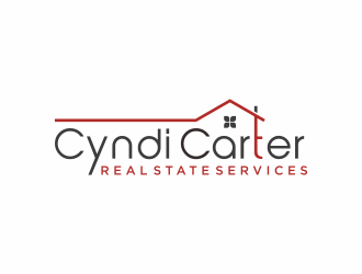 Cyndi Carter Real Estate Services logo design by gusth!nk