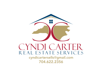 Cyndi Carter Real Estate Services logo design by pakNton