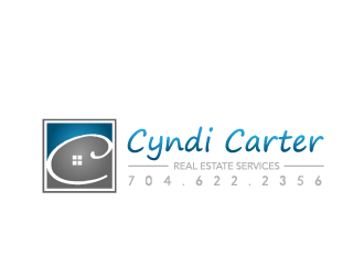 Cyndi Carter Real Estate Services logo design by grea8design