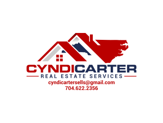 Cyndi Carter Real Estate Services logo design by pakderisher