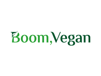 Boom, Vegan. logo design by lexipej
