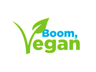 Boom, Vegan. logo design by torresace
