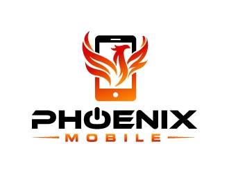 Phoenix Mobile logo design by jaize