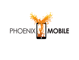 Phoenix Mobile logo design by YONK
