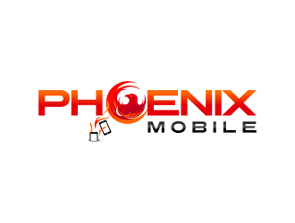 Phoenix Mobile logo design by gcreatives