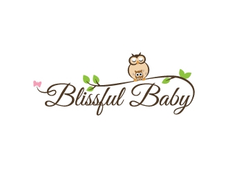 Blissful Baby logo design by Boomstudioz
