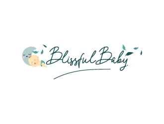 Blissful Baby logo design by onep