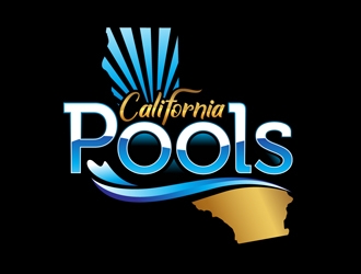 California Pools logo design by DreamLogoDesign