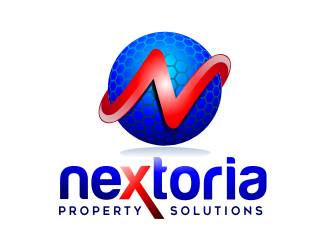 Nextoria logo design by AisRafa